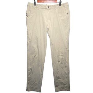 Lululemon Pants Mens 36x32 Beige Chino ABC Pant Classic Polyester Blend